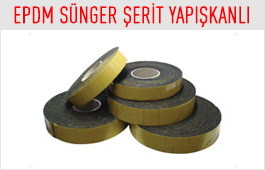 EPDM Sünger Şerit Yapışkanlı