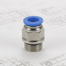 M12 X 1,5 - 12 METRİK REKOR BAĞLANTI NİPEL PC12-M12X1.5 | 10 ADET |