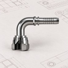Metrik 30° İçe Havşa Komatsu Dirsek 90° 1/2" · M · 12 24x1.5 30