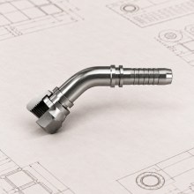 Metrik Haitian İçi Düz Dirsek 45° 1-1/4" · 45x2