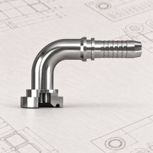 Sabit Flanş SAE 3000 PSI Dirsek 90° 3/4" · 19 · 44.4