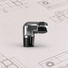 UNF Hortum Ara Dirseği 1/4-5/8-18